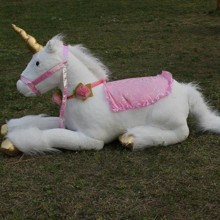 White Unicorn Plush Toy