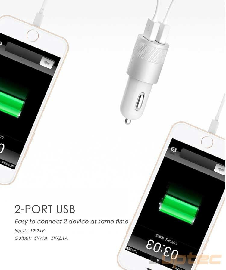 Ultra Fast Car Phone Charger (Dual Charging)