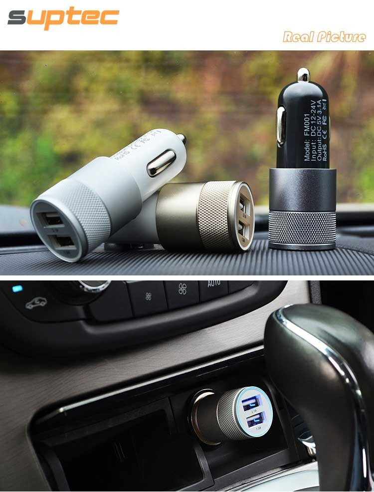 Ultra Fast Car Phone Charger (Dual Charging)