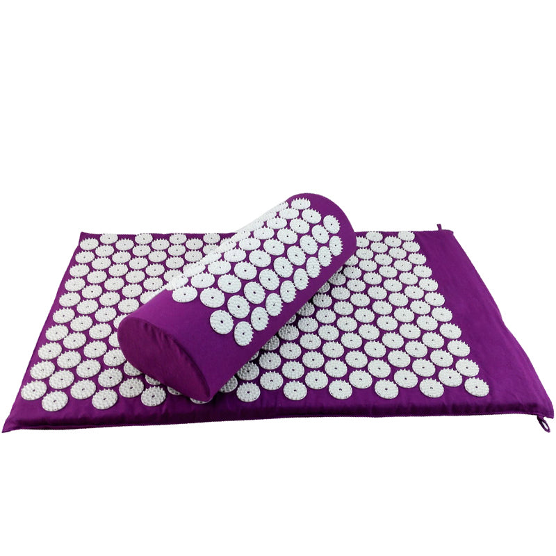 AcuCure™ Pain Relief Acupressure Mat + Pillow Set